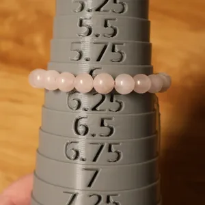 Rose Quartz Bead Stretch Bracelet Pink Healing Crystals Boho Fairy Natural Zen thumbnail 4