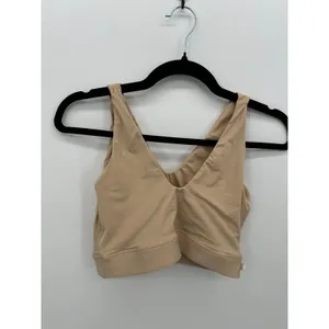 Harper Wilde Bliss Bralette Tan Beige Wireless Seamless‎ V-Neck Bra 3XL thumbnail 2