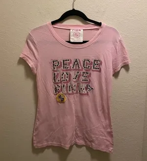 Victoria’s Secret Pink rhinestone t-shirt thumbnail 1