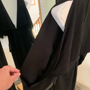 LULU’S Long Sleeve Open Shoulder & Back Black Dress thumbnail 4
