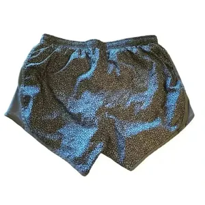 Nike Running Dri- Fit Gray Blue Black Womens Shorts SZ S thumbnail 3