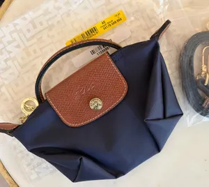 Longchamp LE pliage pouch mini navy  thumbnail 1