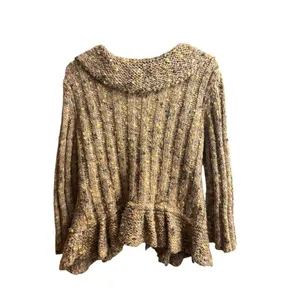 Ruby Rd. Women's Multi Brown Colored Knitted Cardigan thumbnail 3