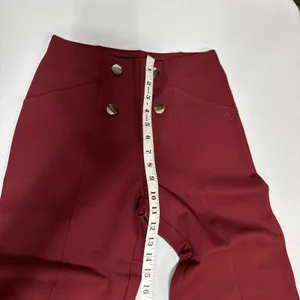 Betabrand Atlantic Pant Wide Leg Dress Pant Yoga Pants S Oxblood Office Business thumbnail 9