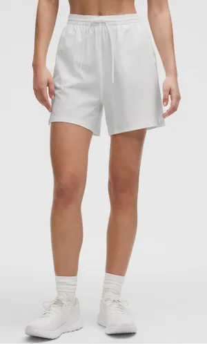 Lululemon Pace Rival High Rise Short Athletic Shorts White Size 12 NWT thumbnail 1