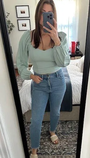 Mint Green Blouse thumbnail 1
