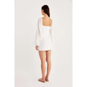 RUMER CAMILLE MINI DRESS SIZE LARGE‎ White thumbnail 4