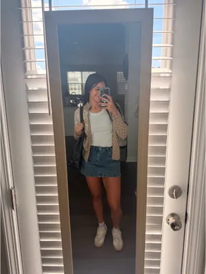 Denim Skort Blue Size 27 thumbnail 5