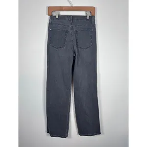 7 For All Mankind Alexa Jeans Women 27 Washed Black Minimalist Straight Leg thumbnail 5
