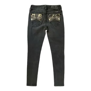 Miss Me Skinny Jeans Style no: MY736253 Color: BLK 01‎ Inseam 30 thumbnail 2