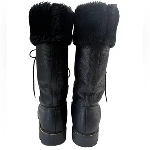 Vintage Sorel Made in Canada Leather Faux Fur Boots thumbnail 12