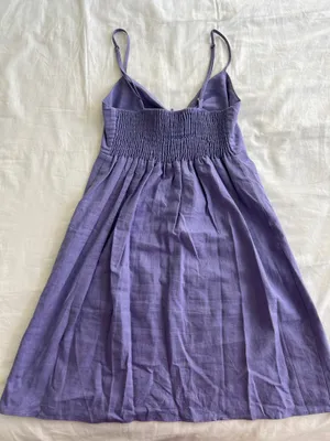 Show Me Your Mumu Mini Dress Purple Tank Top with Front Cinches thumbnail 4