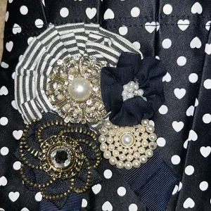 Express Heart Shape Polka Dot Clutch thumbnail 9