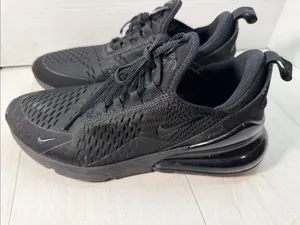 Nike Black Mesh Running Sneakers thumbnail 4