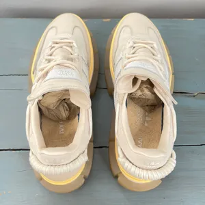 Adidas Ivy Park Super Super Sleek Platfor Sneakers Beige Yellow GZ389 Womens 9.5 thumbnail 12