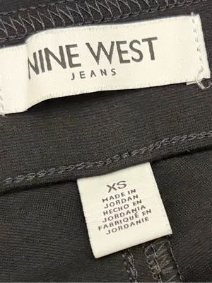 Nine West Jeans Black Skinny Jegging Pull On Stretch Pants XS thumbnail 3