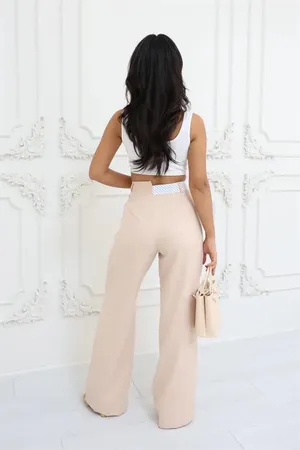 Reyon Blazer & Pants suit set Size S Tan thumbnail 5