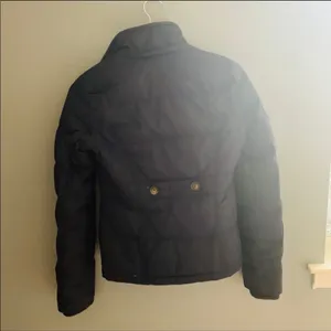 Hollister Navy Blue puffer jacket thumbnail 8