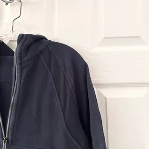 Lululemon Navy Blue Scuba Oversized Half Zip Hoodie XS/S LW3DM4S thumbnail 6