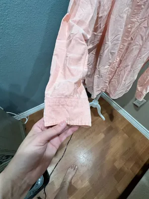 Ralph Lauren men’s dress shirt in Large soft salmon color thumbnail 4