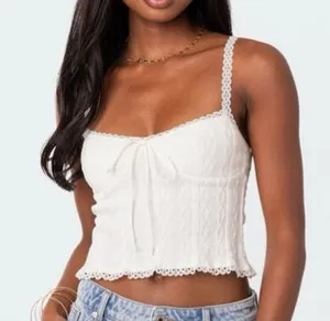 Lacey Knit Tank Edikted thumbnail 1