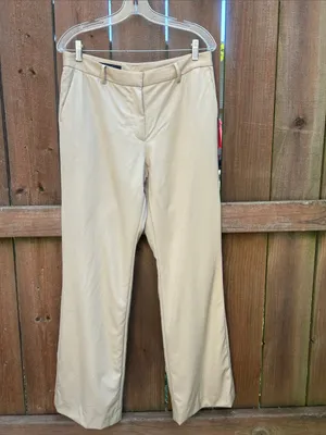 Brooks Brothers Beige Business Casual Preppy Pants Size 10 thumbnail 2