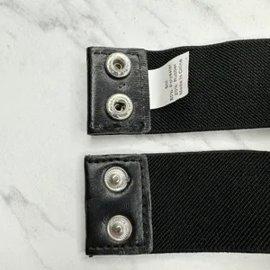 NWT Francesca's Beaded Bow Stretch Cinch Belt Small/Medium (S/M) Black ✨ thumbnail 11