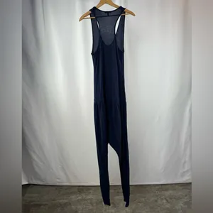 Ronny Kobo Yelena Sleeveless Jumpsuit in Navy Blue Size Small‎ thumbnail 6