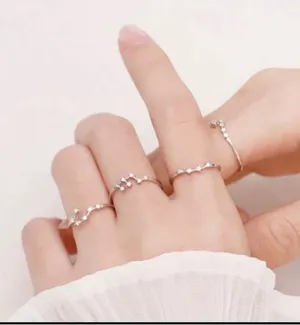 Taurus Zodiac Adjustable Ring Silver thumbnail 4