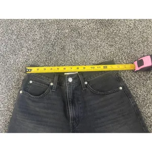 Levi's '94 Black Baggy mid-rise denim Shorts 26 thumbnail 5
