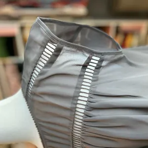 LOFT Brown Sheer Top Small thumbnail 5