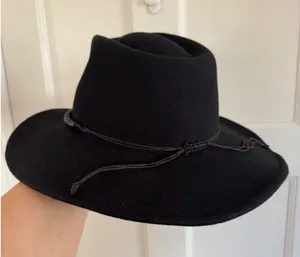 Nikki Beach black wool Maren hat‎ thumbnail 1