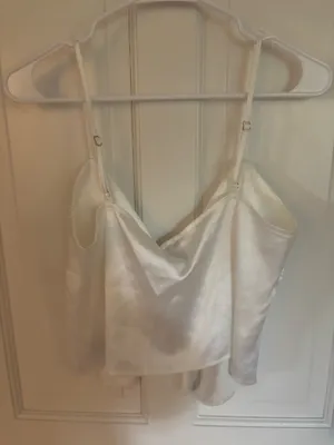 Princess Polly Satin Tie Front Top thumbnail 3