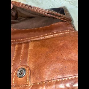 VILENCA Holland Weaved Leather‎ Wallet, Brown 7x3.5” thumbnail 7