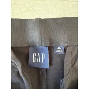 Gap Black High Rise Straight Leg Trousers Pants Size Medium Tall 856989-01-1 New thumbnail 3