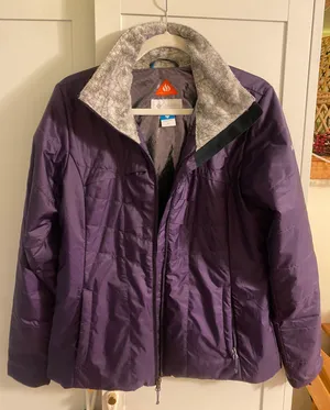 Columbia Purple Omni-Heat Winter Jacket thumbnail 3