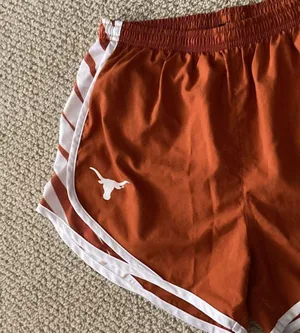 NEW Nike Texas Longhorns Burnt Orange Tempo Shorts Size Small Lined Running NWOT thumbnail 2
