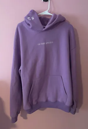 1987 Hoodie Purple Size L thumbnail 1