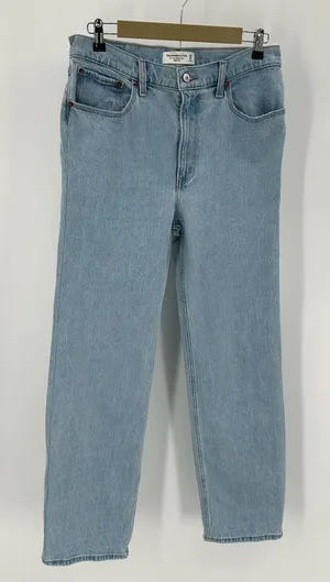 Abercrombie & Fitch Jeans Womens 30/10R Light Blue 90s Relaxed High Rise thumbnail 1