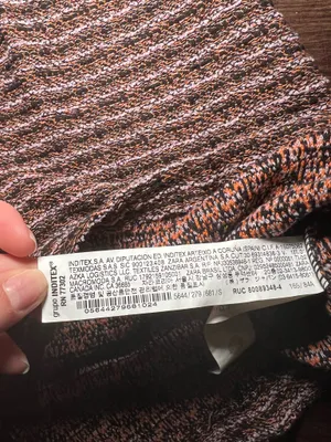 Zara Stripe Tweed Short Sleeve Dress Size Small thumbnail 9