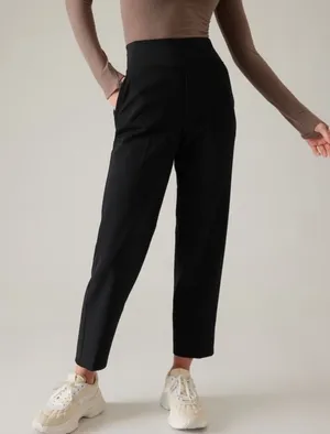 Athleta Endless Pant Black‎ Comfort City Casual Travel thumbnail 1