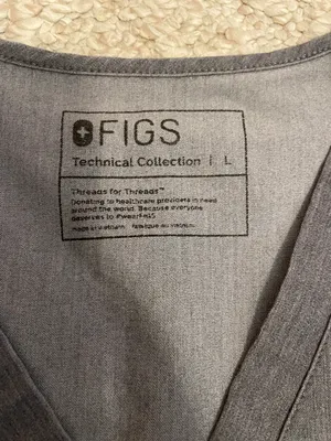 FIGS Graphite  L Top M/T Pants thumbnail 3