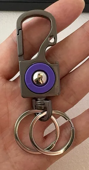 Car Keychain Carabiner Keychain for Men Women Key Rings Bottle Opener thumbnail 1