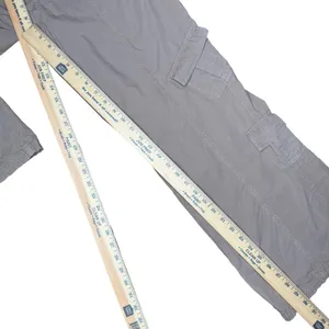 BDG Urban Outfitters S Wide Leg Y2K Baggy Cargo Pants Low Rise Pockets Khaki thumbnail 10