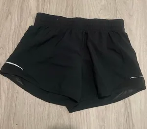 Women’s Black Athletic Running Shorts thumbnail 1