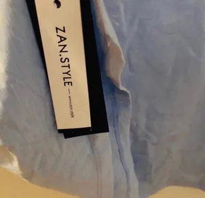 ZAN.STYLE Women’s tshirt blouse size large blue thumbnail 4