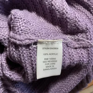 Alison Andrews Purple Mock Neck... SZM thumbnail 4