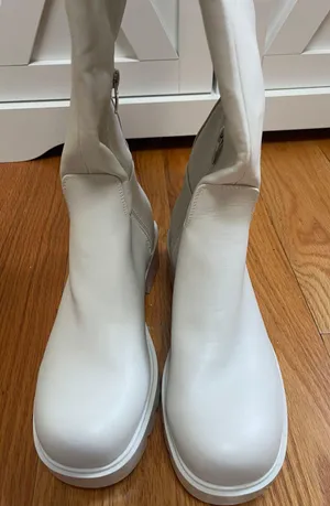 Nine West Tall White Boot thumbnail 3
