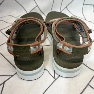 Teva Midform Universal Sandals Size 8 Green Mesh Platform Strappy‎ 1102451 READ thumbnail 5