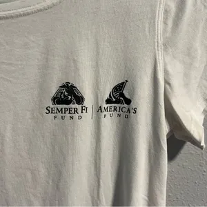 Lululemon White Love Tee Semper Fi Fund Logo thumbnail 5